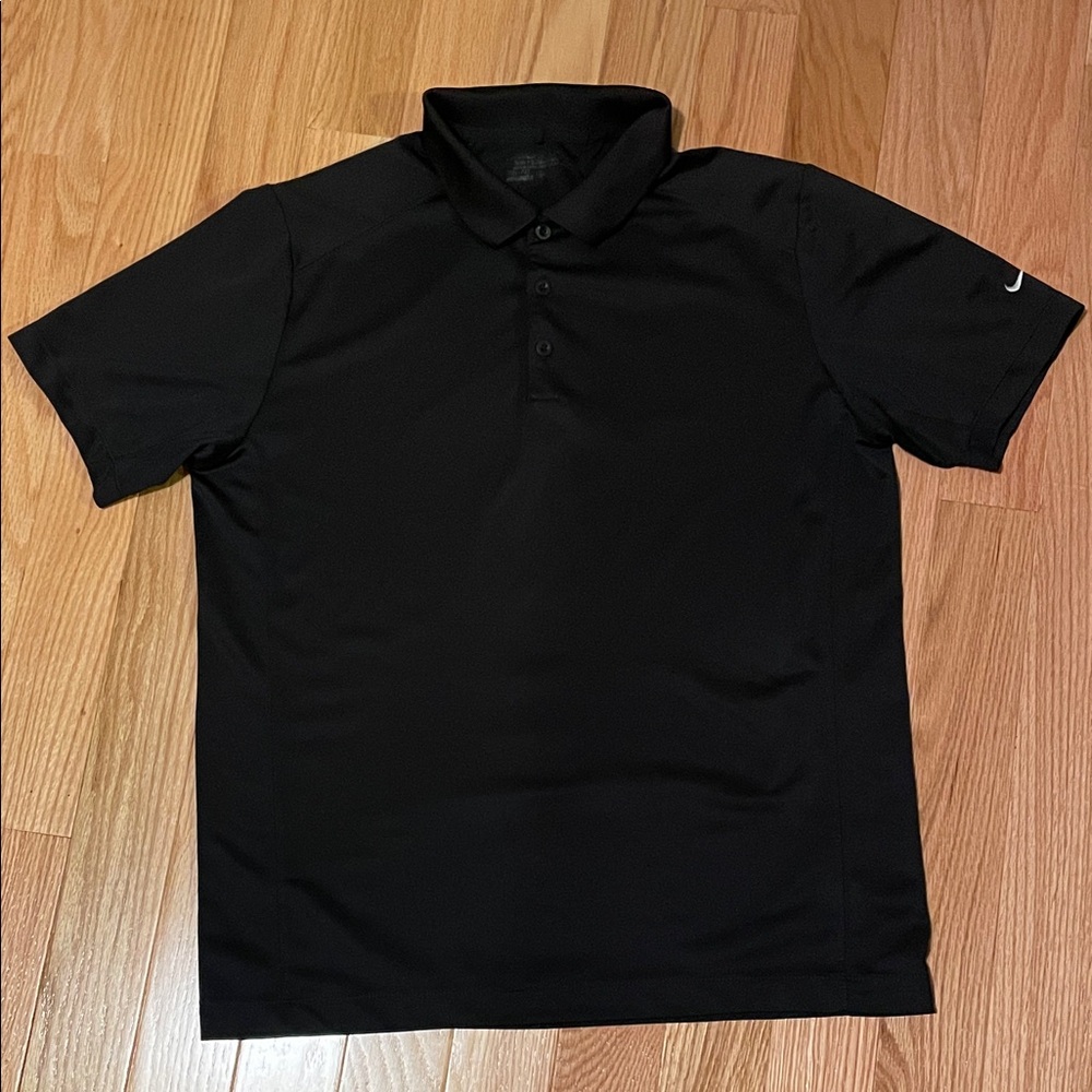 Nike dri fit  Black Polo Shirt